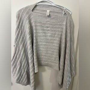Lululemon Grey sweater poncho